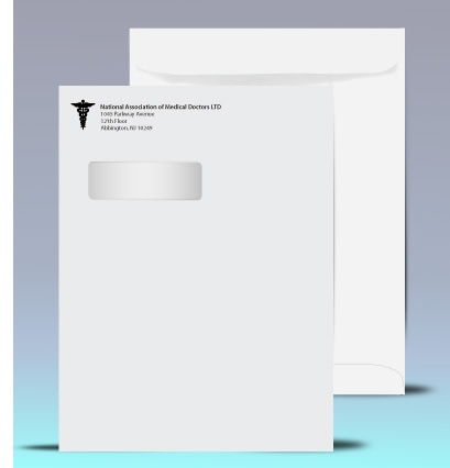 a4 window envelope address template